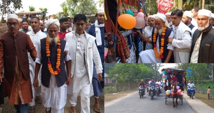 ৪০ বছর ইমামতি শেষে রাজকীয় বিদায়, কাঁদলেন খতিব